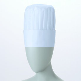 コック帽（20cm） 兼用 9-634 (白) /プロ用/新品/小物送料対象商品