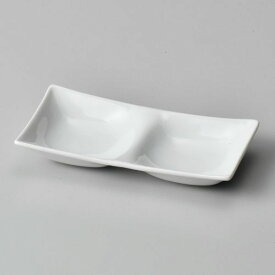 カラー3品皿ホワイト 17.5×5.8×2.1cm 624-258 (5個入) /業務用/新品/小物送料対象商品
