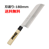 ＊左きき用！薄刃包丁 鋼製 木製ハンドル 約30cm 150_27bee047-9e03-4087-b4dc-