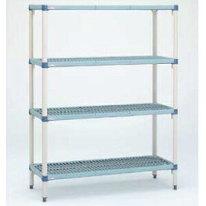 シェルフ 【ニューメトロマックス Q MQ74PE 高さ1.867 4段 MQ2448G】 MQ2448G/【業務用】【送料別】【プロ用】 /テンポス