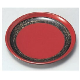 銘々皿 お好み銘々皿 赤に金かすり 高さ20mm×直径:160/業務用/新品