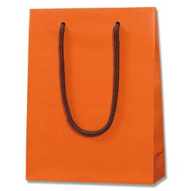 HEIKO 紙袋 ブライトバッグ MM DオレンジMT（マットPP貼り） 10枚/業務用/新品/送料800円(税別)