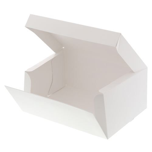 HEIKO 数々のアワードを受賞 箱 サイドオープンケーキ箱 4号 白 ケーキ8個用 10枚 新品 送料800円 税別 プロ用 在庫一掃売り切りセール