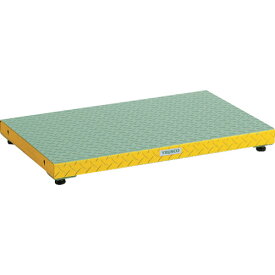TRUSCO 低床用縞鋼板ステップ 900X600XH90~120 在庫色：紺 品番：UFS0960S【送料無料】