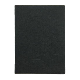 メニューブック 麻タイプ (A4 6ページ仕様) TOM-001 ブラック (15冊入)(A4サイズ)/業務用/新品/小物送料対象商品