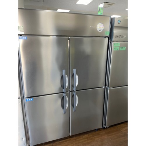 縦型冷凍冷蔵庫 2凍2蔵 大和冷機 431YS2-EC 幅1200×奥行650×高さ1905 