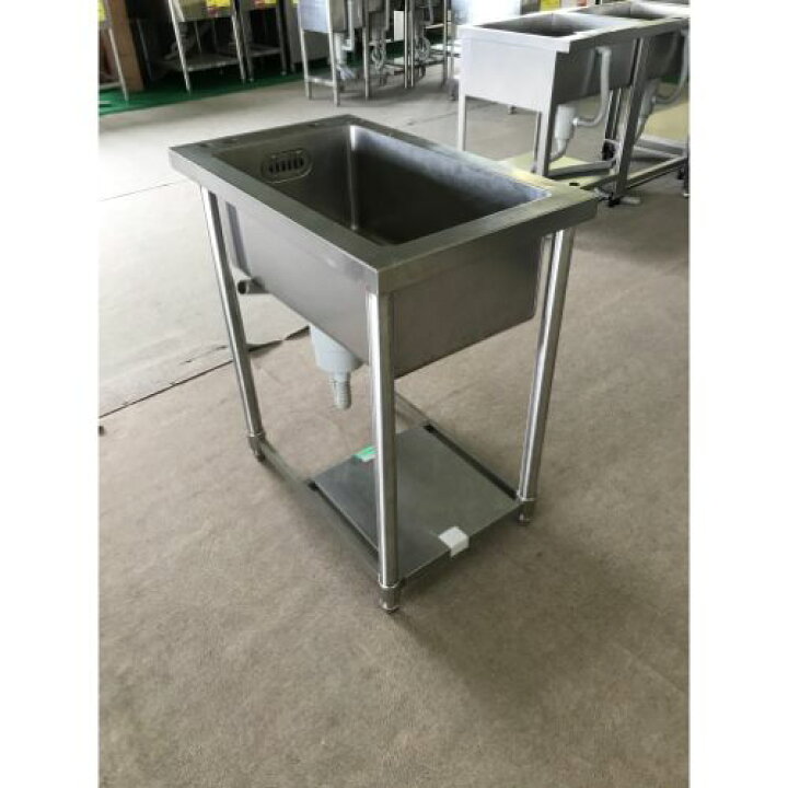 楽天市場】【中古】一槽シンク 幅450×奥行750×高さ850 【送料無料 