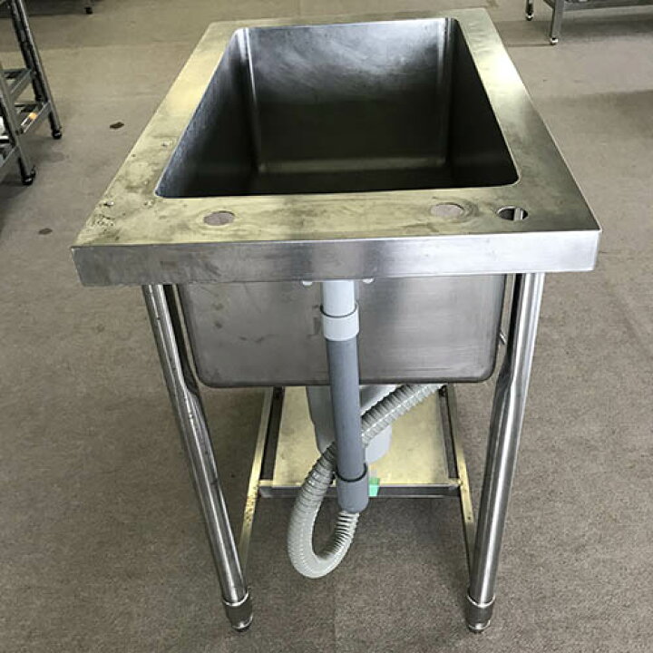 楽天市場】【中古】一槽シンク 幅450×奥行750×高さ850 【送料無料 