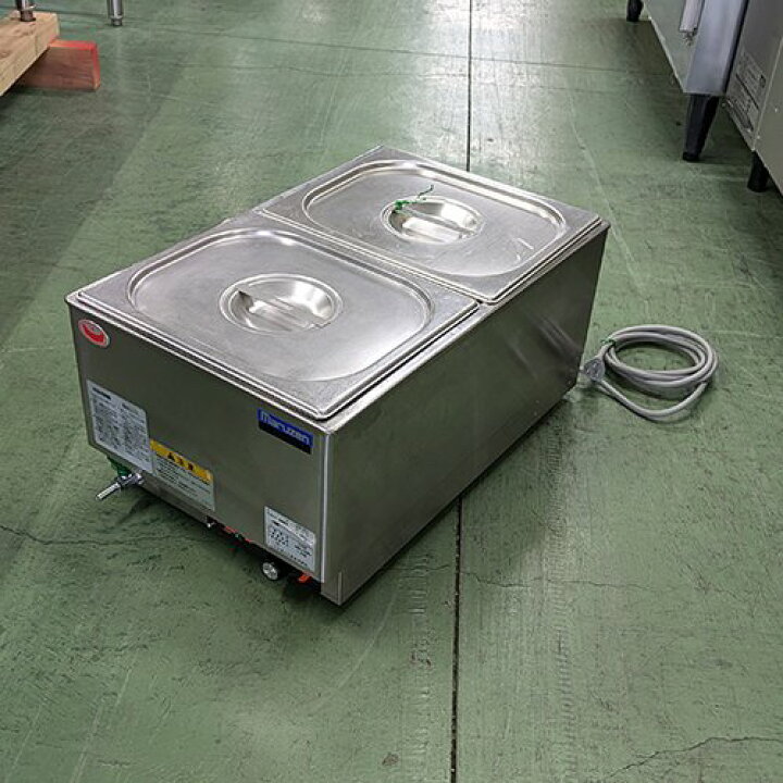 楽天市場】【中古】電気卓上ウォーマー マルゼン MEW-350B 幅350×奥行 