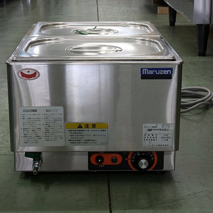 楽天市場】【中古】電気卓上ウォーマー マルゼン MEW-350B 幅350×奥行 