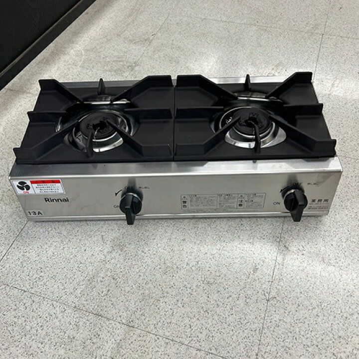 楽天市場】【中古】卓上ガスコンロ リンナイ(Rinnai) RSB-211A 幅542 