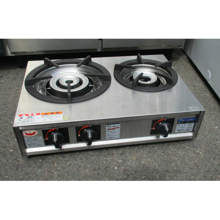 楽天市場】【中古】テーブルコンロ マルゼン M-212C 幅595×奥行420×高  
