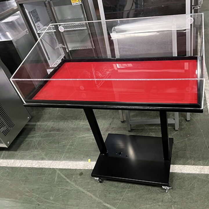 店舗用キャスター付シヨーケース