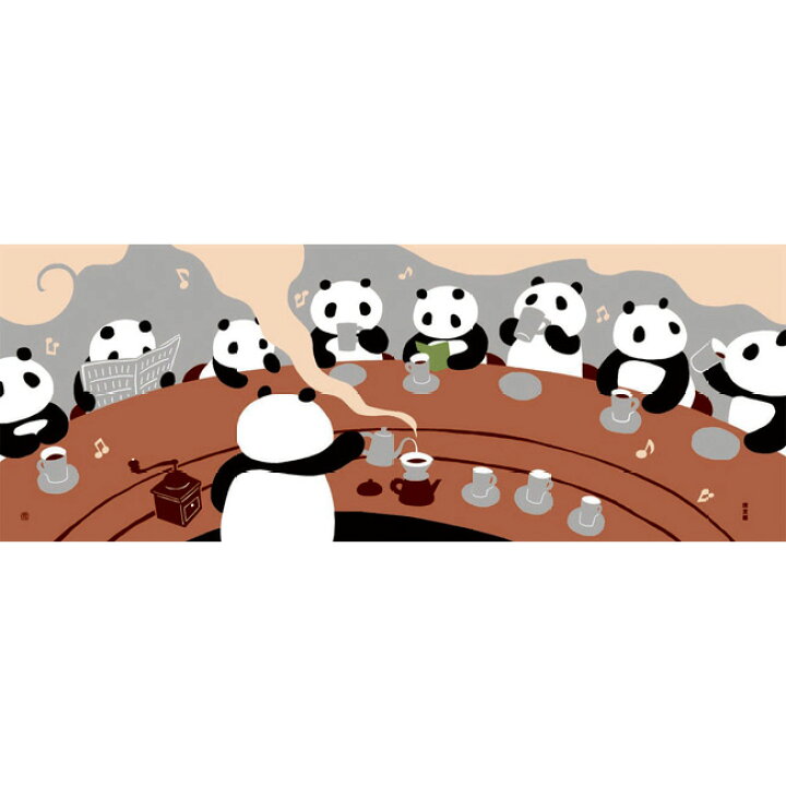 楽天市場 タペストリー 濱文様 絵てぬぐい パンダカフェ 公式 濱文様 楽天市場店