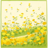 濱文様　絵小布　キバナコスモス