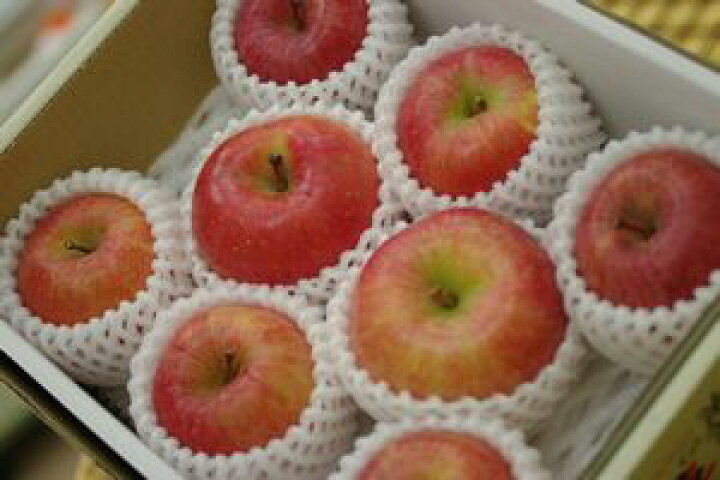 楽天市場 高徳りんご こうとく林檎 通販 蜜たっぷり林檎を販売取寄 約6玉 約12玉 山形 他産地 果物百貨店 浜中屋