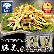 【ポイント2倍】うなぎ 勝美 うなぎボーン うなぎ骨せんべい 塩味 30g 個数選べる 5・10袋 ウナギの骨 骨…