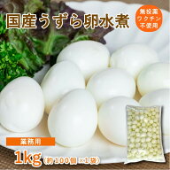 国産 静岡県産 浜名湖ファーム うずらの水煮卵1kg 約100個 【業務用】 新鮮 濃厚 こだわり 無投薬 産地直…