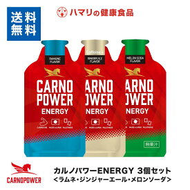 【公式】カルノパワーENERGY 3個セット※送料無料 カルノパワー カルノシン イミダゾールジペプチド エネルギー補給 マラソン ランニング スポーツ サプリ エネルギージェル 補給食 パラチノース カフェイン アミノ酸 トレーニング 個包装 お試し