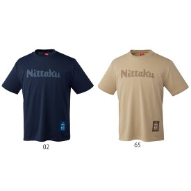 名入れ刺繍OK!　ニッタク　卓球　Tシャツ　卓球ウェア　NittakuドットTシャツ　NX-2015