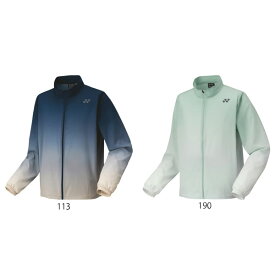 名入れ刺繍OK!　ヨネックス　テニス　バドミントン　トレーニングウェア　ウォームアップシャツ（フィットスタイル）　50171