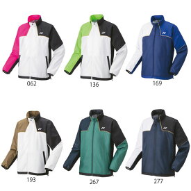 名入れ刺繍OK!　ヨネックス　テニス　バドミントン　トレーニングウェア　裏地付ウィンドウォーマーシャツ　70095