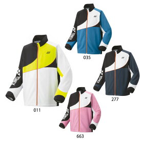 名入れ刺繍OK!　ヨネックス　テニス　バドミントン　トレーニングウェア　 裏地付ウィンドウォーマーシャツ　70100