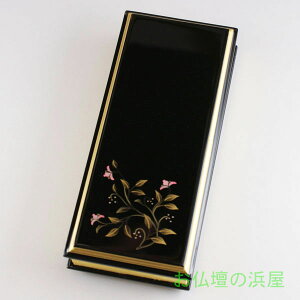 過去帳 上蒔絵 更紗 4.0寸 ●お仏壇・仏具の浜屋