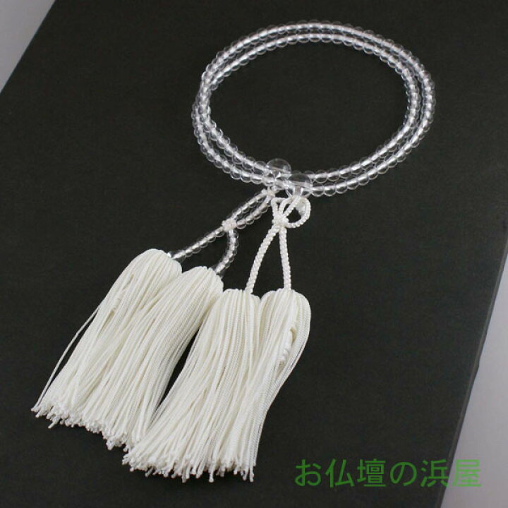 楽天市場】数珠（念珠） 浄土真宗用 女性用 水晶・共仕立 108玉 正絹切 