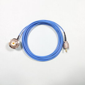 ブルー 脱着式 逆ネジ組込 車載用同軸ケーブル テフロン ML-MP 青 ケーブル アマチュア無線 MJ-MP
