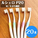 【最大100円OFFクーポン★マラソン限定！】ルシェロ P-20 M S ピセラ 歯ブラシ 20本 ふつう やわらかめ 選択