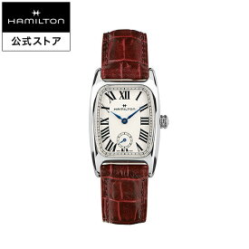 ハミルトン 公式 腕時計 HAMILTON American Classic Boulton アメリカンクラシック ボルトン スモールセコンド クオーツ クォーツ 23.50MM レザーベルト ホワイト × レッド H13321811 レディース腕時計 女性 正規品 ブランド ビジネス シンプル