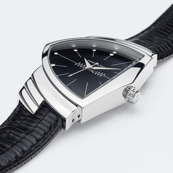 ハミルトン 公式 腕時計 HAMILTON Ventura ベンチュラ クオーツ クォーツ 32.30MM レザーベルト ブラック × ブラック  H24411732 メンズ腕時計 男性 正規品 ブランド | ハミルトン公式オンラインストア