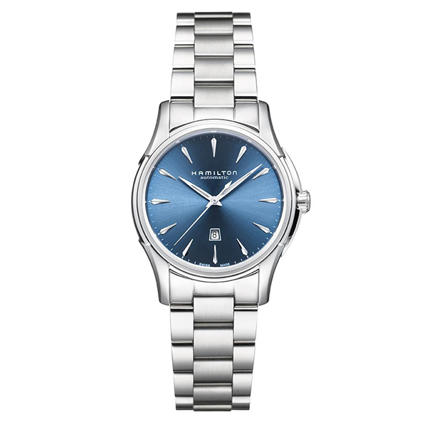 ハミルトン 公式 腕時計 HAMILTON Jazzmaster Viewmatic ジャズマスター ビューマティック オートマティック 自動巻き  34.00MM ステンレススチールブレス ブルー × シルバー H32315141 レディース腕時計 女性 正規品 ビジネス 新成人 ブランド |  