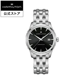 ハミルトン 公式 腕時計 HAMILTON Jazzmaster Gent ジャズマスター ジェント クオーツ クォーツ 40.00MM ステンレススチールブレス ブラック × シルバー H32451131 メンズ腕時計 男性 正規品 ブランド ビジネス シンプル