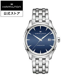 ハミルトン 公式 腕時計 HAMILTON Jazzmaster Gent ジャズマスター ジェント クオーツ 40.00MM ステンレススチールブレス ブルー × シルバー H32451141 メンズ腕時計 男性 正規品 ブランド ビジネス 新成人 シンプル