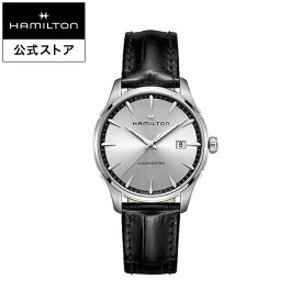 ハミルトン 公式 腕時計 HAMILTON Jazzmaster Gent ジャズマスター ジェント クオーツ クォーツ 40.00MM レザーベルト シルバー × ブラック H32451751 メンズ腕時計 男性 正規品 ブランド ビジネス シンプル