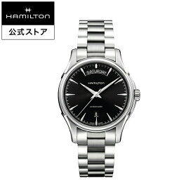 ハミルトン 公式 腕時計 HAMILTON Jazzmaster Day Date ジャズマスター デイデイト オートマティック 自動巻き 40.00MM ステンレススチールブレス ブラック × シルバー H32505131 メンズ腕時計 男性 正規品 ブランド ビジネス シンプル