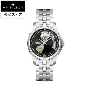 n~g  rv HAMILTON Jazzmaster Open Heart WY}X^[ I[vn[g I[g}eBbN  40.00MM XeXX`[uX ubN × Vo[ H32565135 Yrv j 