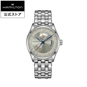 �n�~���g�� ���� �r���v HAMILTON Jazzmaster Open Heart �W���Y�}�X�^�[ �I�[�v���n�[�g �I�[�g�}�e�B�b�N �������� 42.00MM �X�e�����X�X�`�[���u���X �x�[�W�� × �V���o�[ H32705121 �����Y�r���v �j�� 