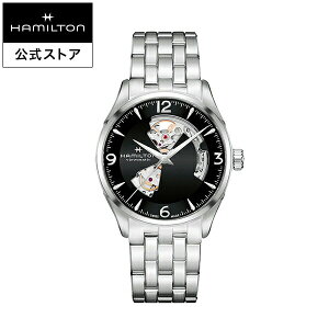 n~g  rv HAMILTON Jazzmaster Open Heart WY}X^[ I[vn[g I[g}eBbN  42.00MM XeXX`[uX ubN × Vo[ H32705131 Yrv j 