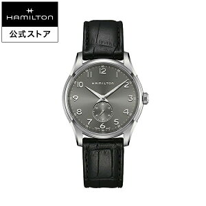 �n�~���g�� ���� �r���v HAMILTON Jazzmaster Thinline Small Second �W���Y�}�X�^�[ �V�����C�� �X���[���Z�R���h �N�I�[�c �N�H�[�c 40.00MM ���U�[�x���g �O���[ × �u���b�N H38411783 �����Y�r���v �j�� ��