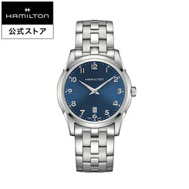 ハミルトン 公式 腕時計 HAMILTON Jazzmaster Thinline ジャズマスター シンライン クオーツ クォーツ 42.00MM ステンレススチールブレス ブルー × シルバー H38511143 メンズ腕時計 男性 正規品 ブランド ビジネス 新成人 シンプル