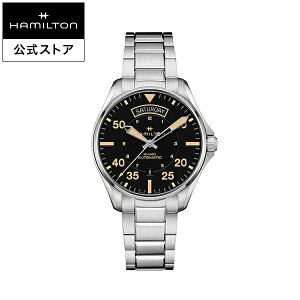 n~g  rv HAMILTON Khaki Aviation Khaki Pilot J[L ArG[V pCbg fCfCg I[g}eBbN  42.00MM XeXX`[uX ubN × Vo[ H64645131 
