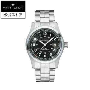 �n�~���g�� ���� �r���v HAMILTON Khaki Field �J�[�L �t�B�[���h �I�[�g�}�e�B�b�N �������� 42.00MM �X�e�����X�X�`�[���u���X �u���b�N × �V���o�[ H70515137 �����Y�r���v �j�� ���K�i �u�����h �A
