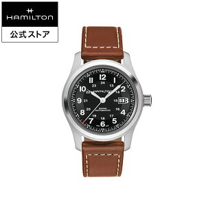 �n�~���g�� ���� �r���v HAMILTON Khaki Field �J�[�L �t�B�[���h �I�[�g�}�e�B�b�N �������� 42.00MM ���U�[�x���g �u���b�N × �u���E�� H70555533 �����Y�r���v �j�� ���K�i �u�����h �A�E�g�h�A