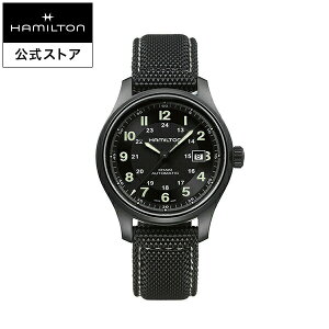 �n�~���g�� ���� �r���v HAMILTON Khaki Field Khaki Titanium �J�[�L �t�B�[���h �J�[�L �`�^�j�E�� �I�[�g�}�e�B�b�N �������� 42.00MM ���o�[�x���g �u���b�N × �u���b�N H70575733 �����Y�r���v �j�� ��