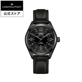 ハミルトン 公式 腕時計 HAMILTON Khaki Field Day Date カーキ フィールド デイデイト オートマティック 自動巻き 42.00MM ラバーベルト ブラック × ブラック H70695735 メンズ腕時計 男性 正規品 ブランド アウトドア