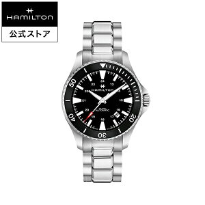 �n�~���g�� ���� �r���v HAMILTON Khaki Navy Khaki Scuba �J�[�L �l�C�r�[ �X�L���[�o �I�[�g�}�e�B�b�N �������� 40.00MM �X�e�����X�X�`�[���u���X �u���b�N × �V���o�[ H82335131 �����Y�r���v �j�� ��