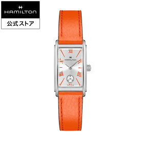ハミルトン 公式 腕時計 HAMILTON American Classic Ardmore アメリカンクラシック アードモア クオーツ クォーツ 18.70MM レザーベルト シルバー × オレンジ H11221851 レディース腕時計 女性 正規品 ブランド ビジネス シンプル